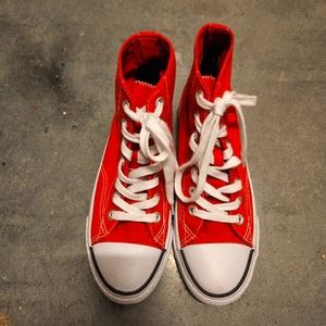 Converse high tops red new